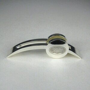 Nestlé Waters Advertising Desktop Envelope Holder Silvertone Modern